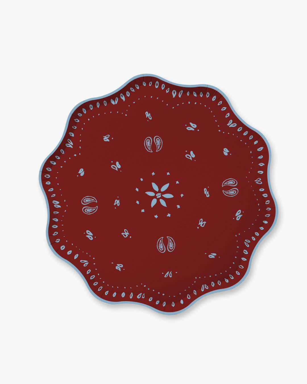 Rodeo Dinner Plate Set - Rouge