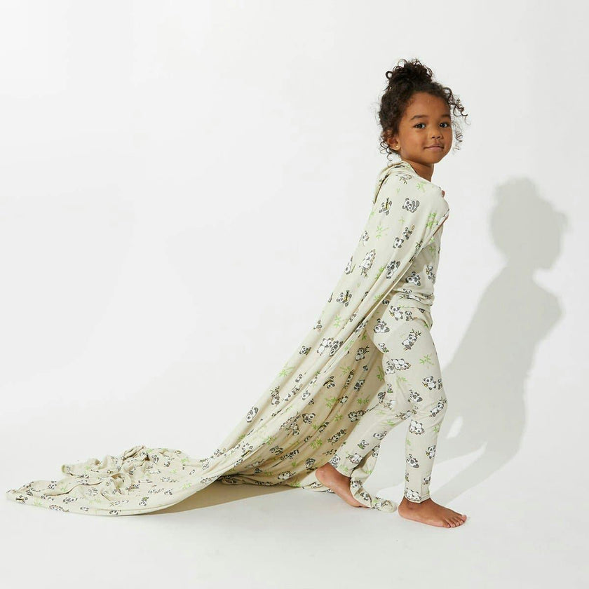 Panda Bamboo Convertible Footie