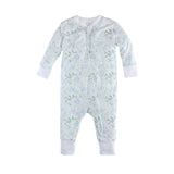 Zip up Pajama Hydrangea Blue