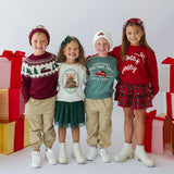 Sequin Christmas Tree Patch Sweatshirt