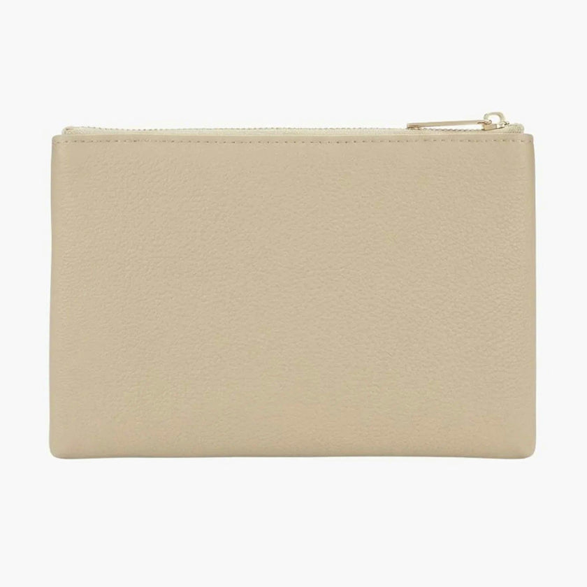Insulated Small Snack Pouch, Cream Pebble