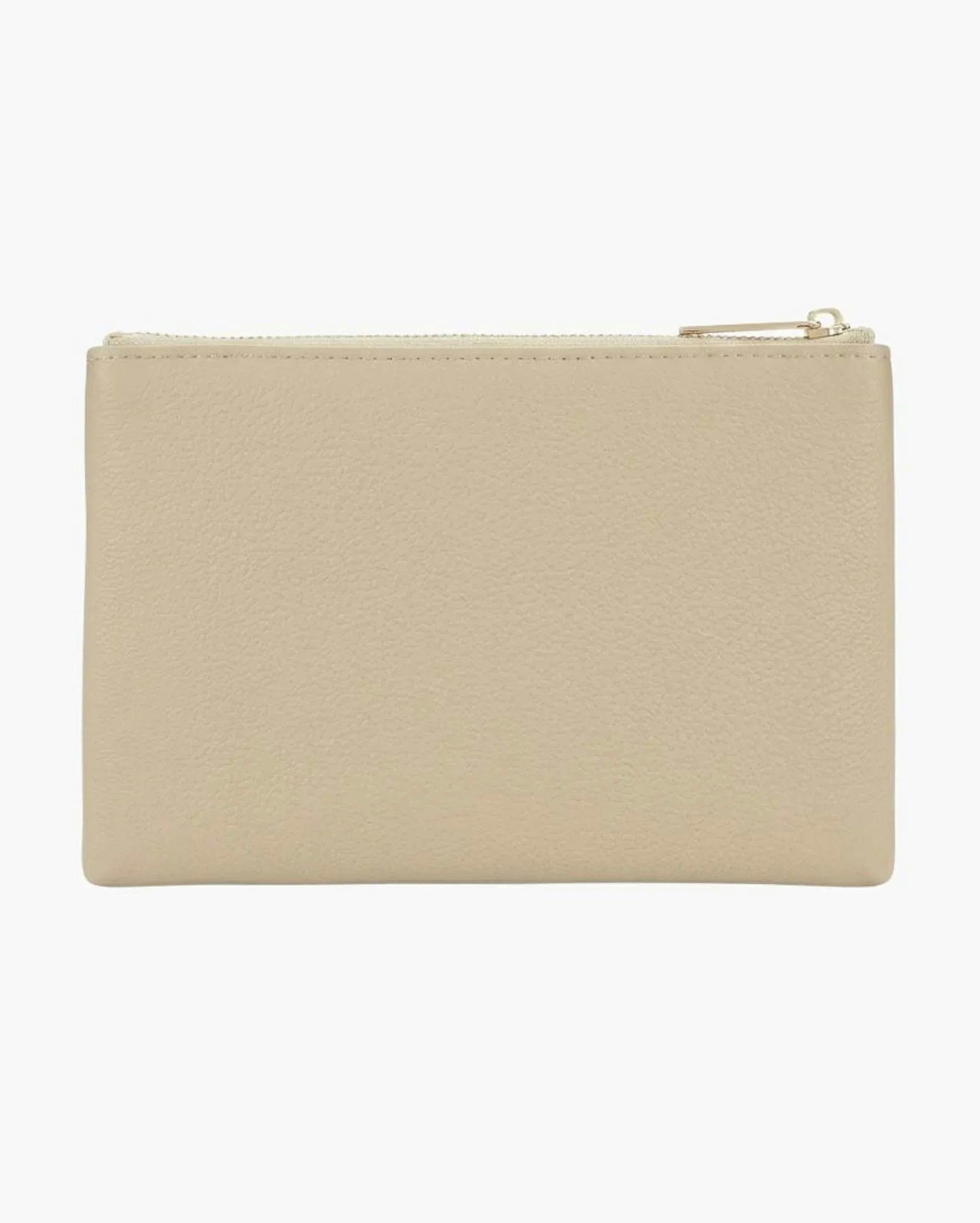 Insulated Small Snack Pouch, Cream Pebble
