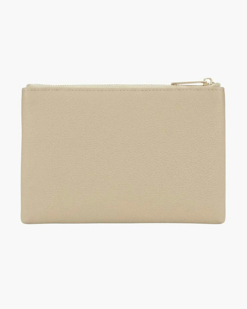 Insulated Small Snack Pouch, Cream Pebble