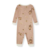 Mushroom Organic Cotton Zipper Pajama