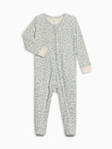 Peyton Zipper Sleeper - Narelle Floral / Ivory + Sea