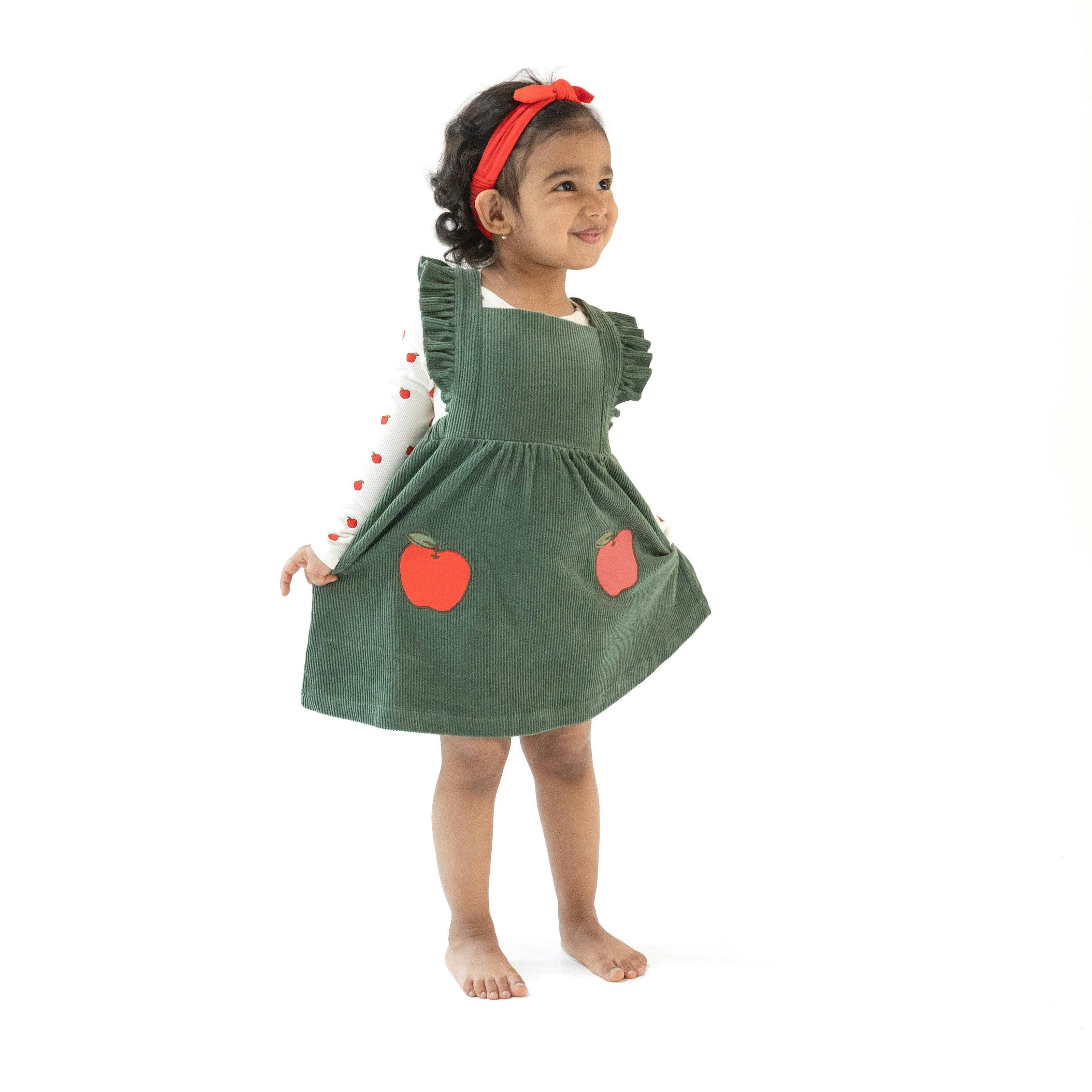 Dark Ivy - Pinafore Dress and Bloomer