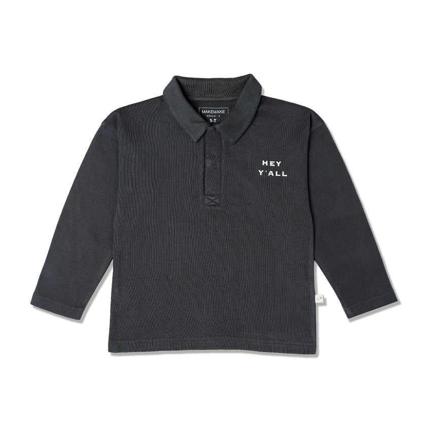 Organic Long Sleeve Polo