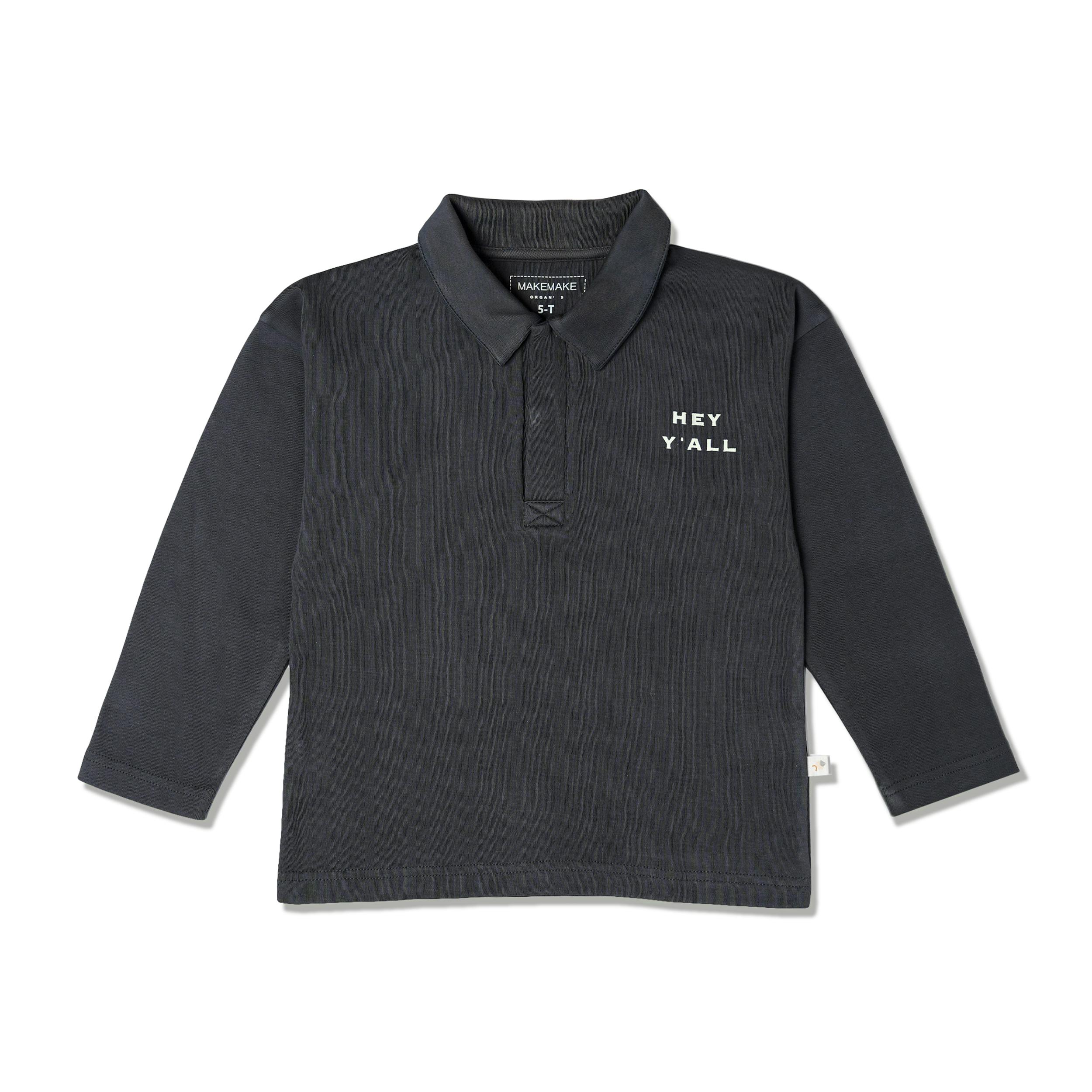 Organic Long Sleeve Polo