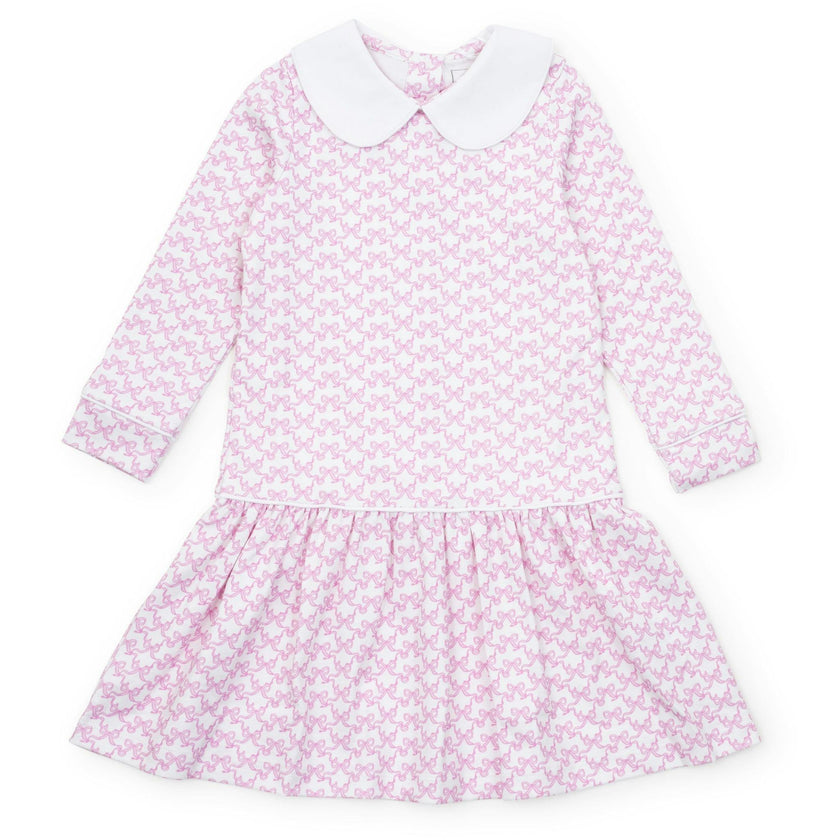Lillian Girls' Dress Pretty Pink Bows