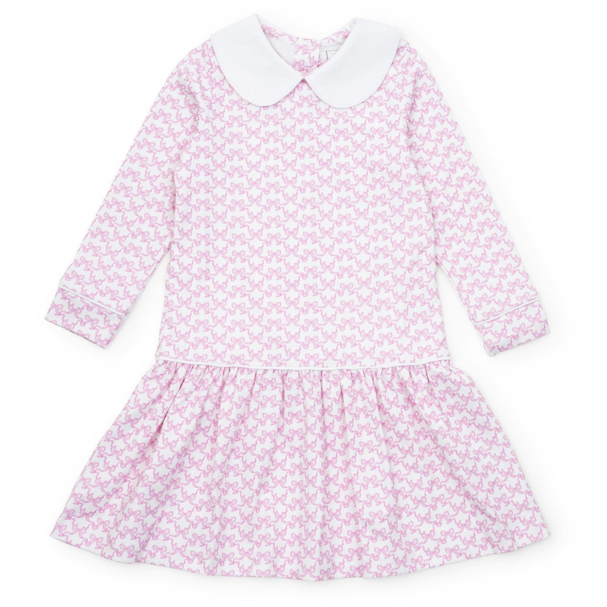 Lillian Girls' Dress Pretty Pink Bows