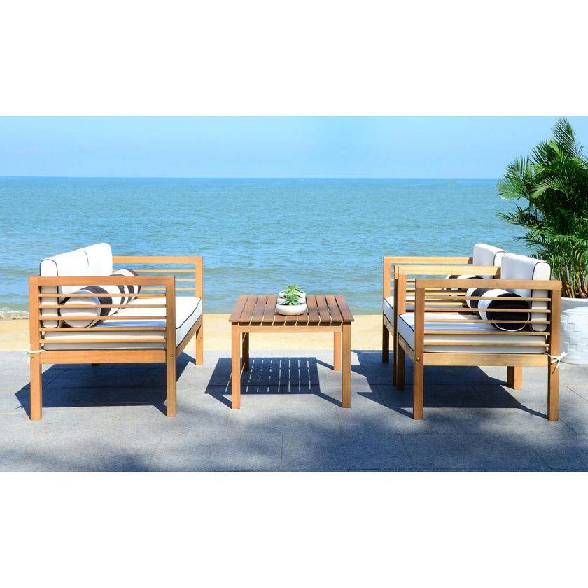 Alda Eucalyptus 4-Piece Outdoor Set