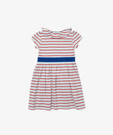 Allegra Dress, Paprika Stripe