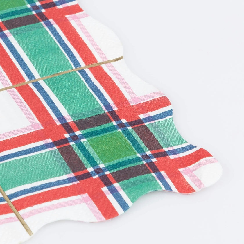 Plaid Small Napkins