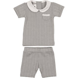 Raised Stripe Two-Piece Set