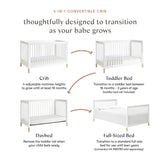Babyletto Gelato 4-in-1 Convertible Crib with Toddler Bed Conversion Kit
