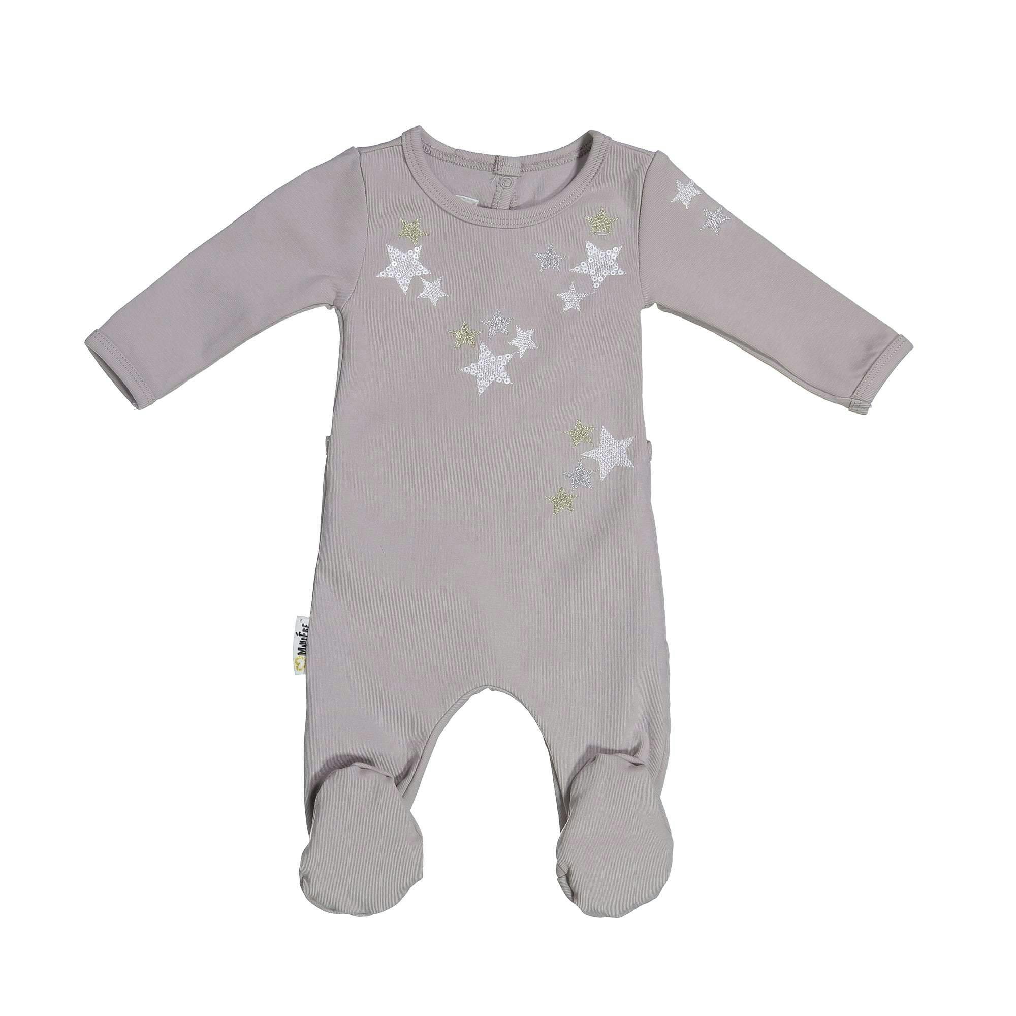 Embroidered Star Footie