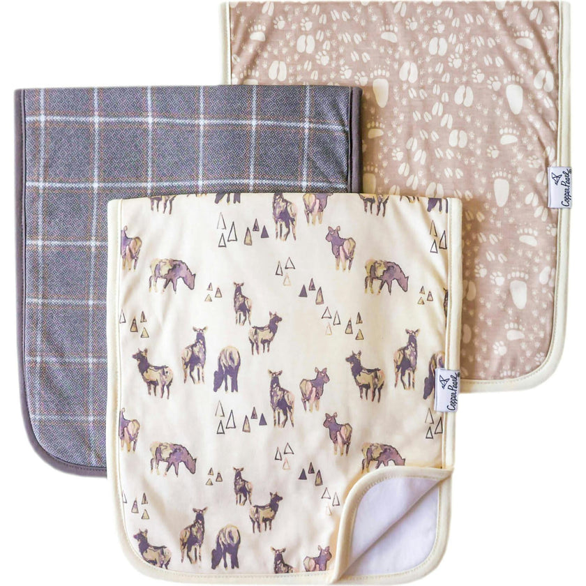 Timber Premium Burp Cloths