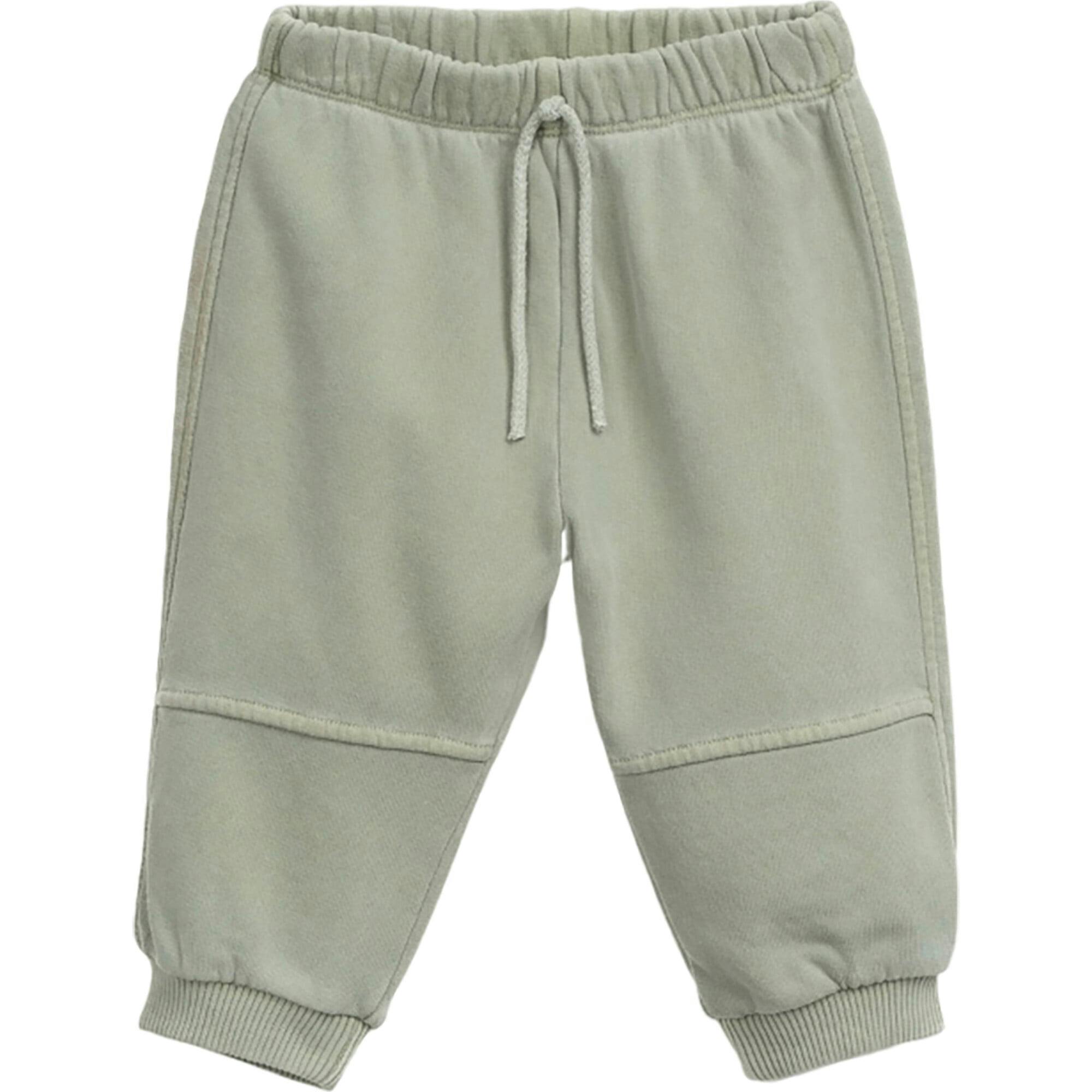 Organic Cotton Elastic Waistband Drawstring Back Pocket Jogger