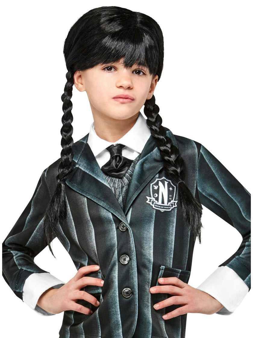 Girls' Wednesday Addams Wig
