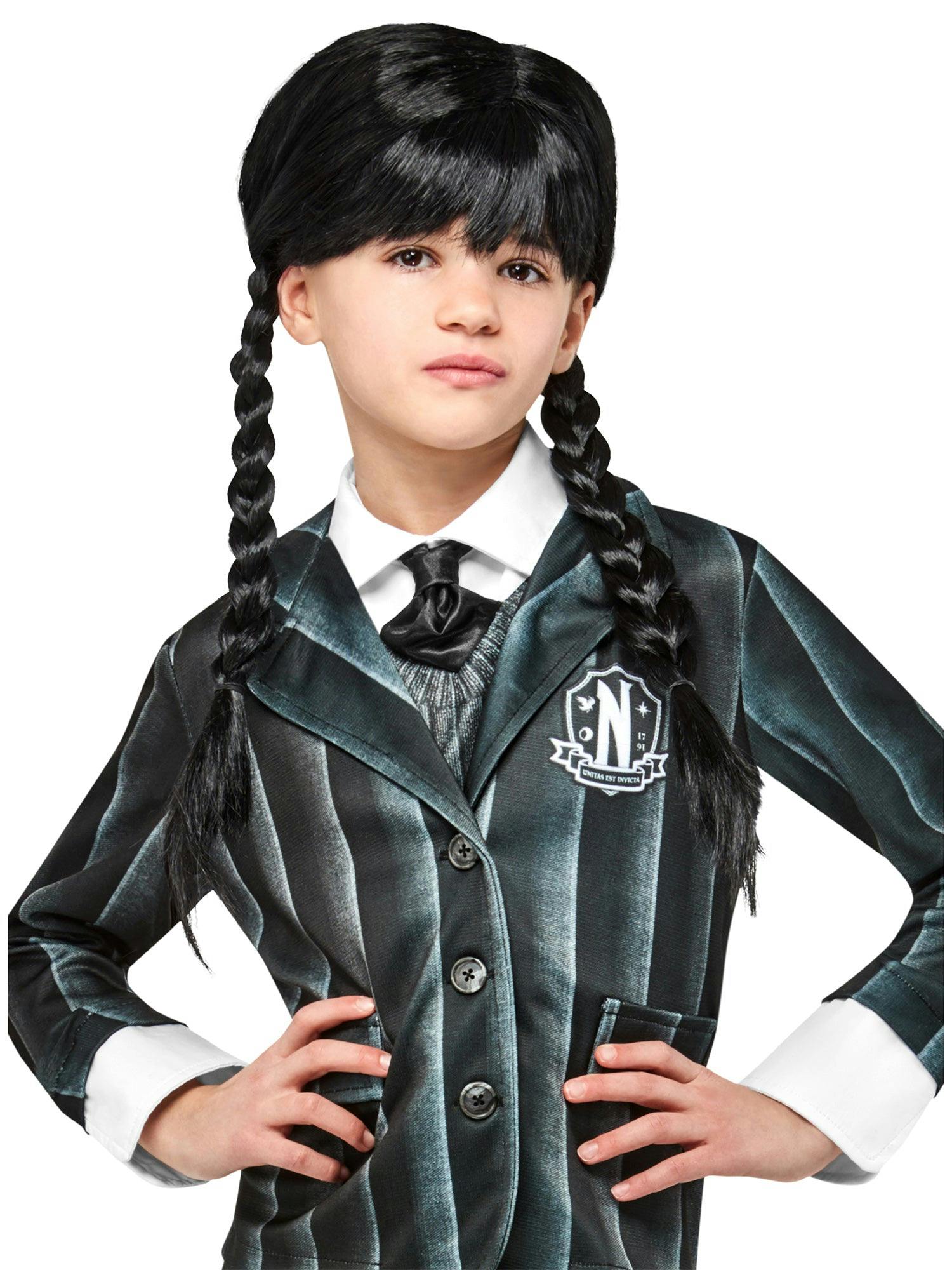 Girls' Wednesday Addams Wig