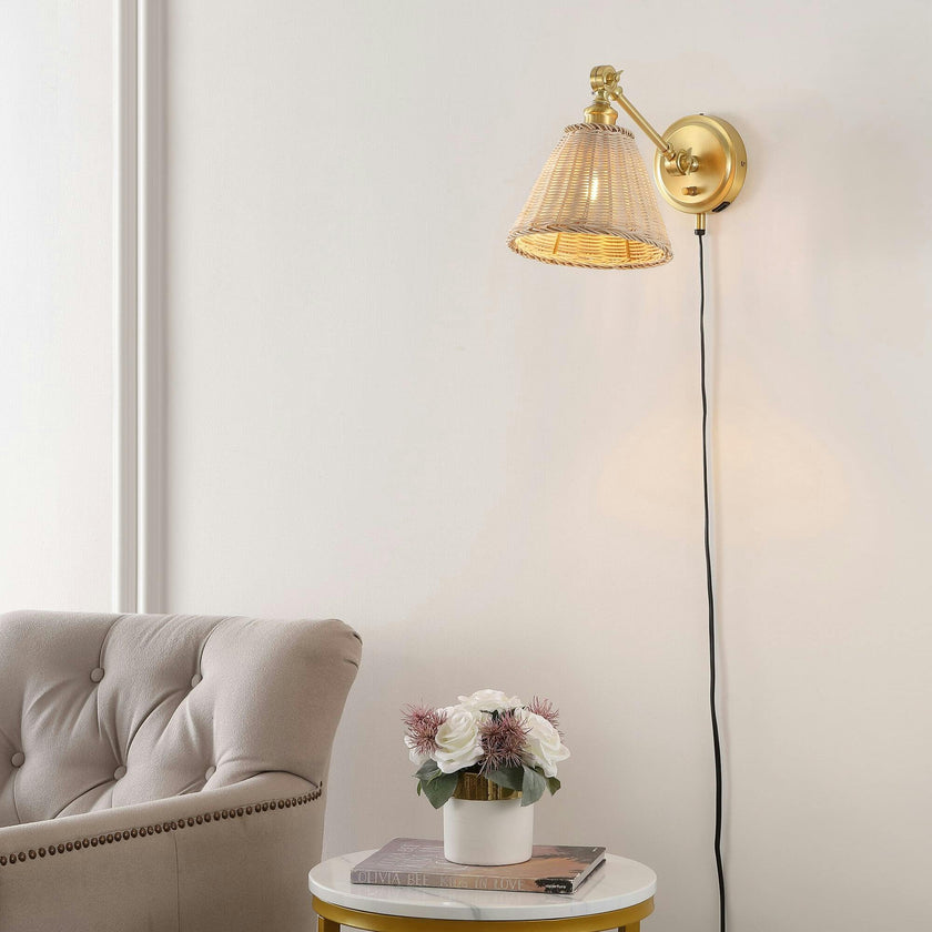 Oswynn Wall Sconces with USB Port