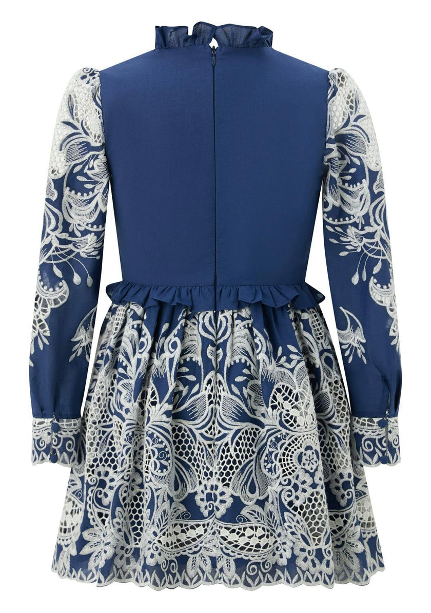 Maia Embroidery Mini Dress