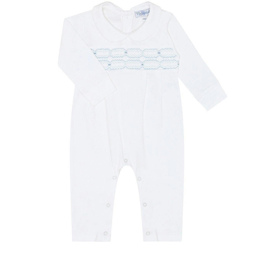 Signature Smocked Boys Playsuit