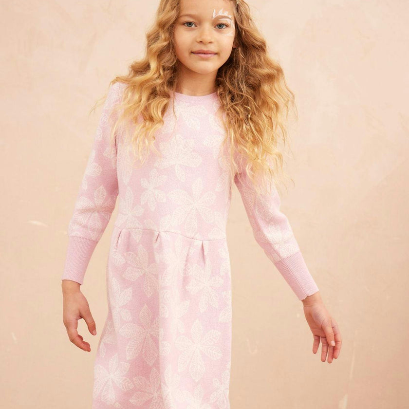 Chestnut Leaves Dress | Bubble Gum