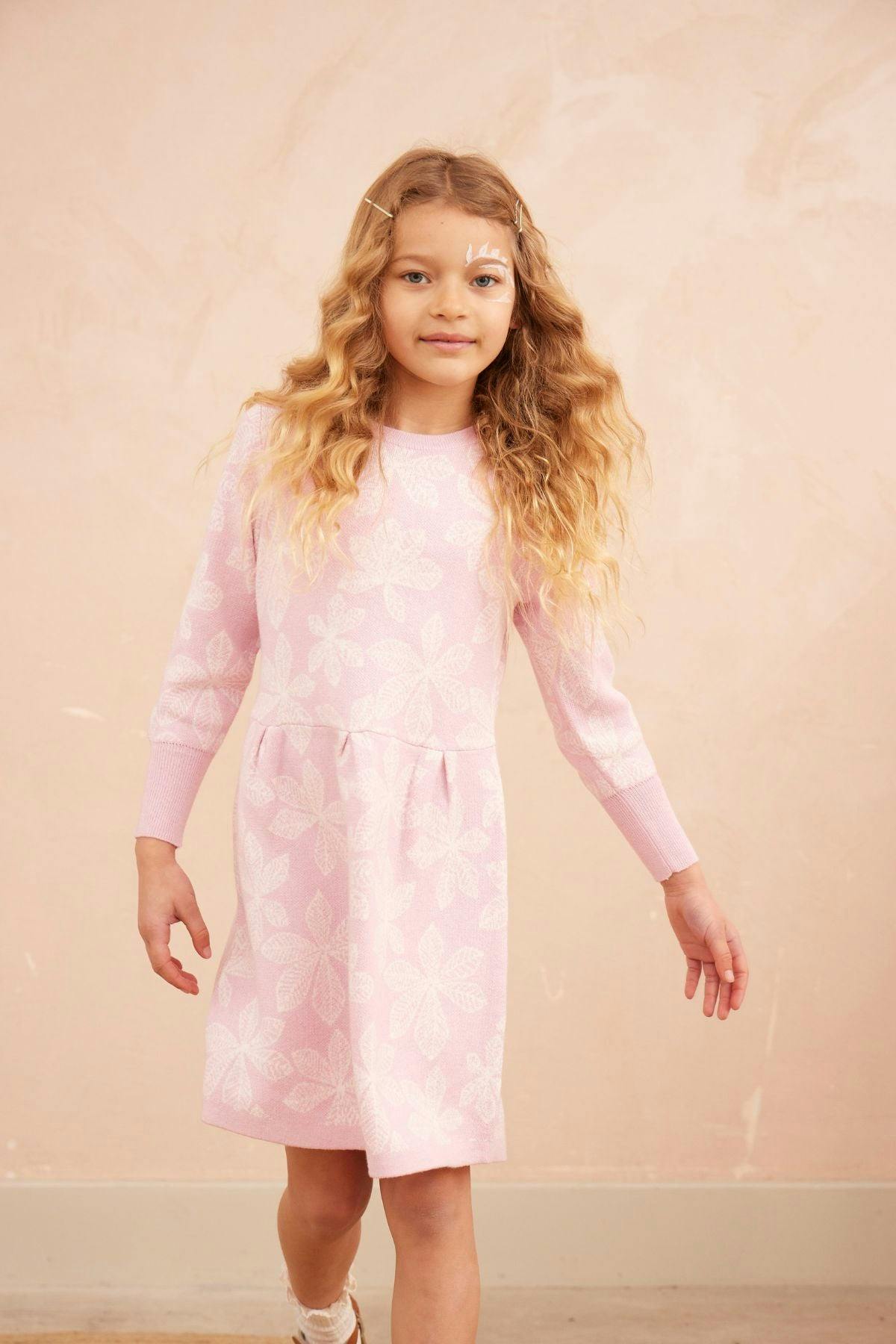 Chestnut Leaves Dress | Bubble Gum