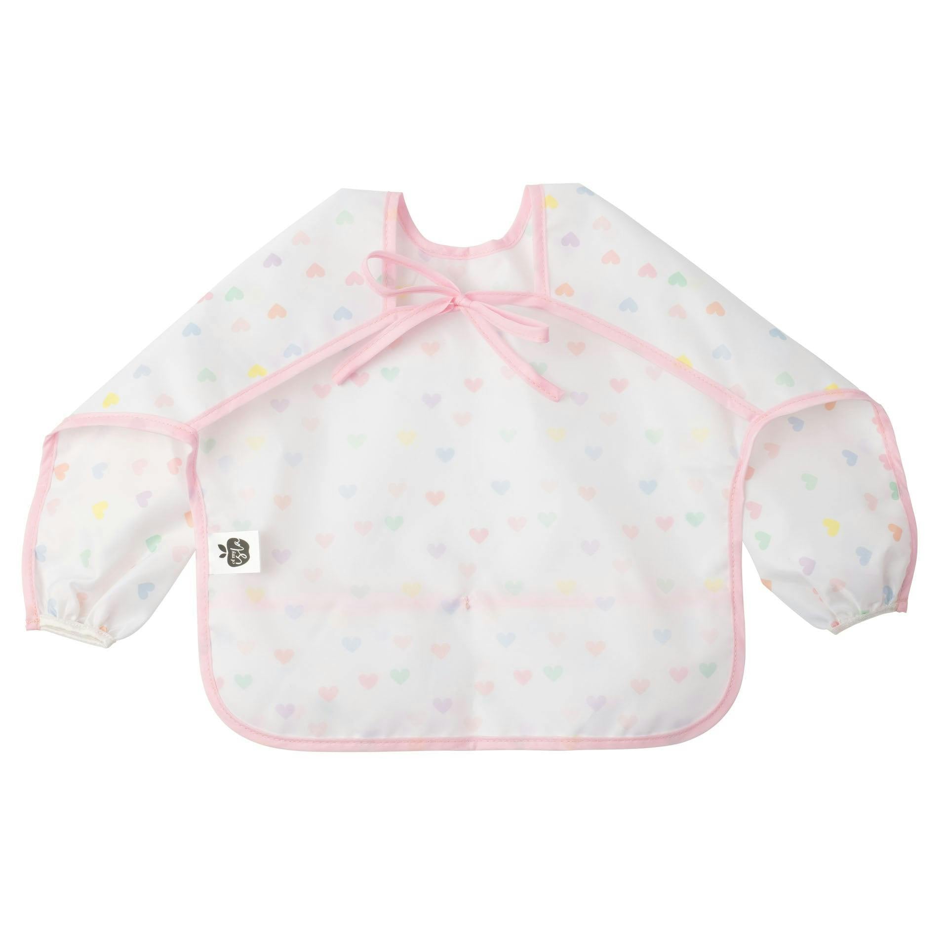 The Cover Everything Bib in Hearts