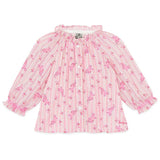 Floral Stripes Reina Baby Blouse