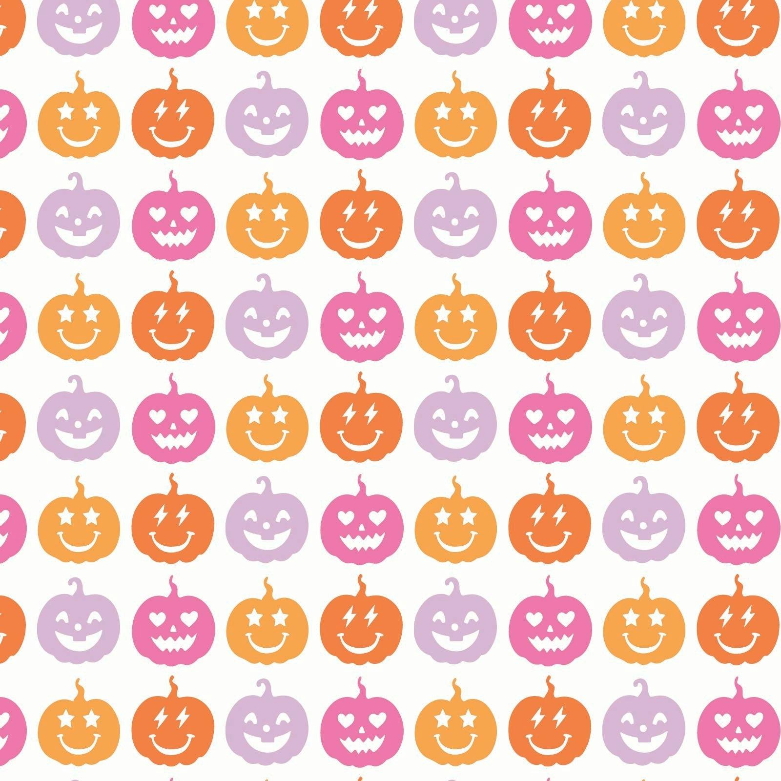 Emery Girls' Short Set - Preppy Pumpkins Bright