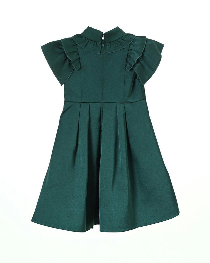 Rosalind dress (hunter green)