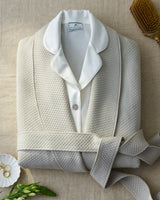 Women's Pima Jacquard Ophelia Robe in Taupe
