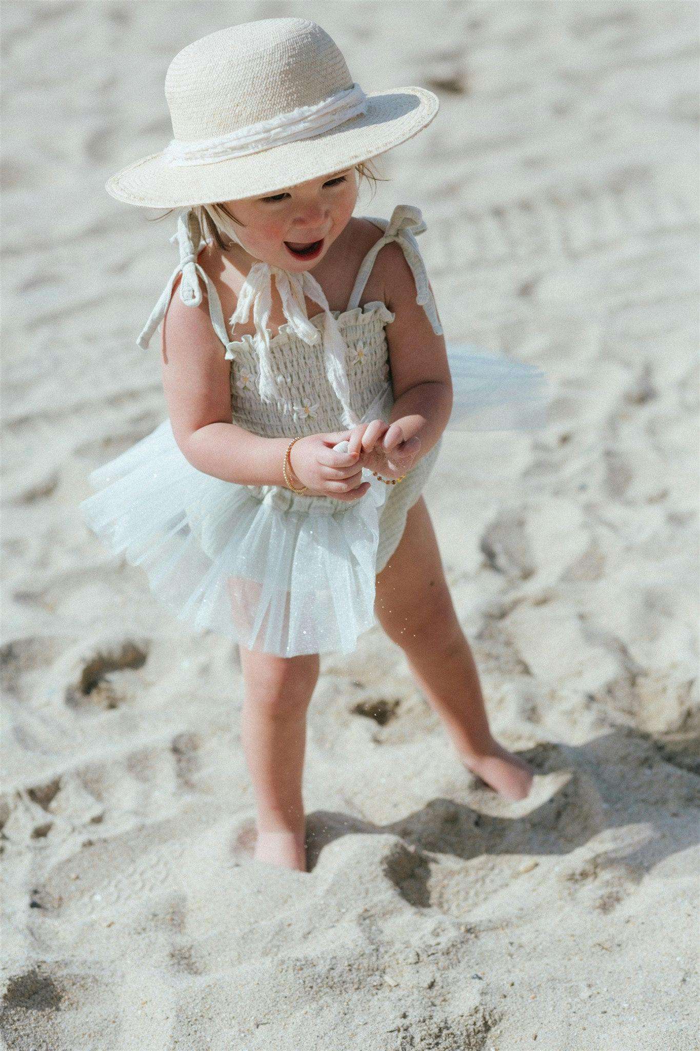 Daisies Tutu - Seafoam