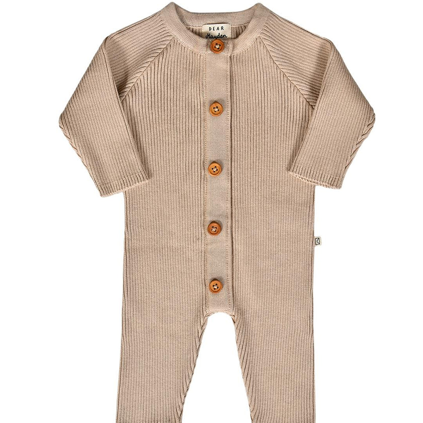 Jamie Magnetic Romper in Sand Dollar
