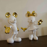 Minnie WELCOME White & Gold 12in