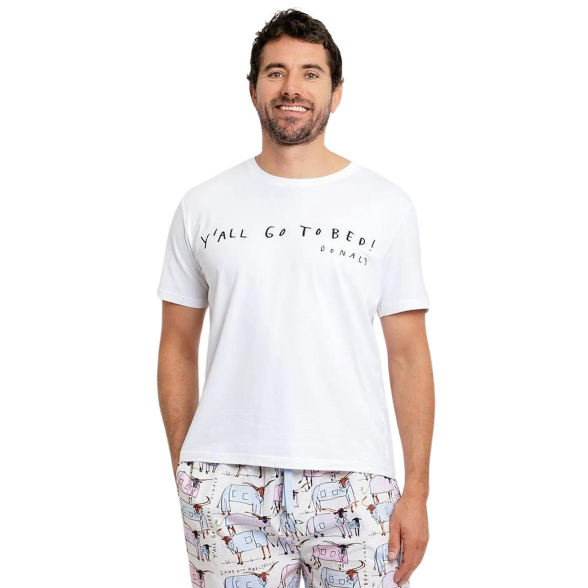 Men's Drawbertson Y'All Go To Bed T-Shirt