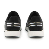 Black Logo Strap Slip-On Sneakers