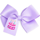 Birthday Cake Hair Bow