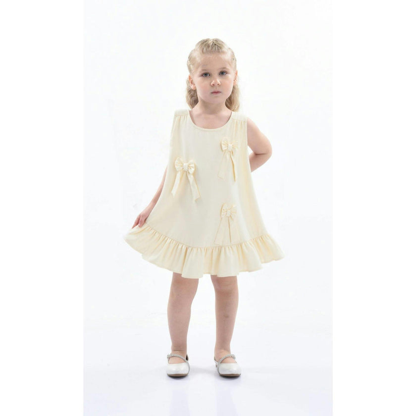 Ivory Sofia Bow Dress