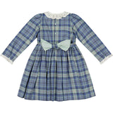 Heidi Blue Tartan Smocked Dress