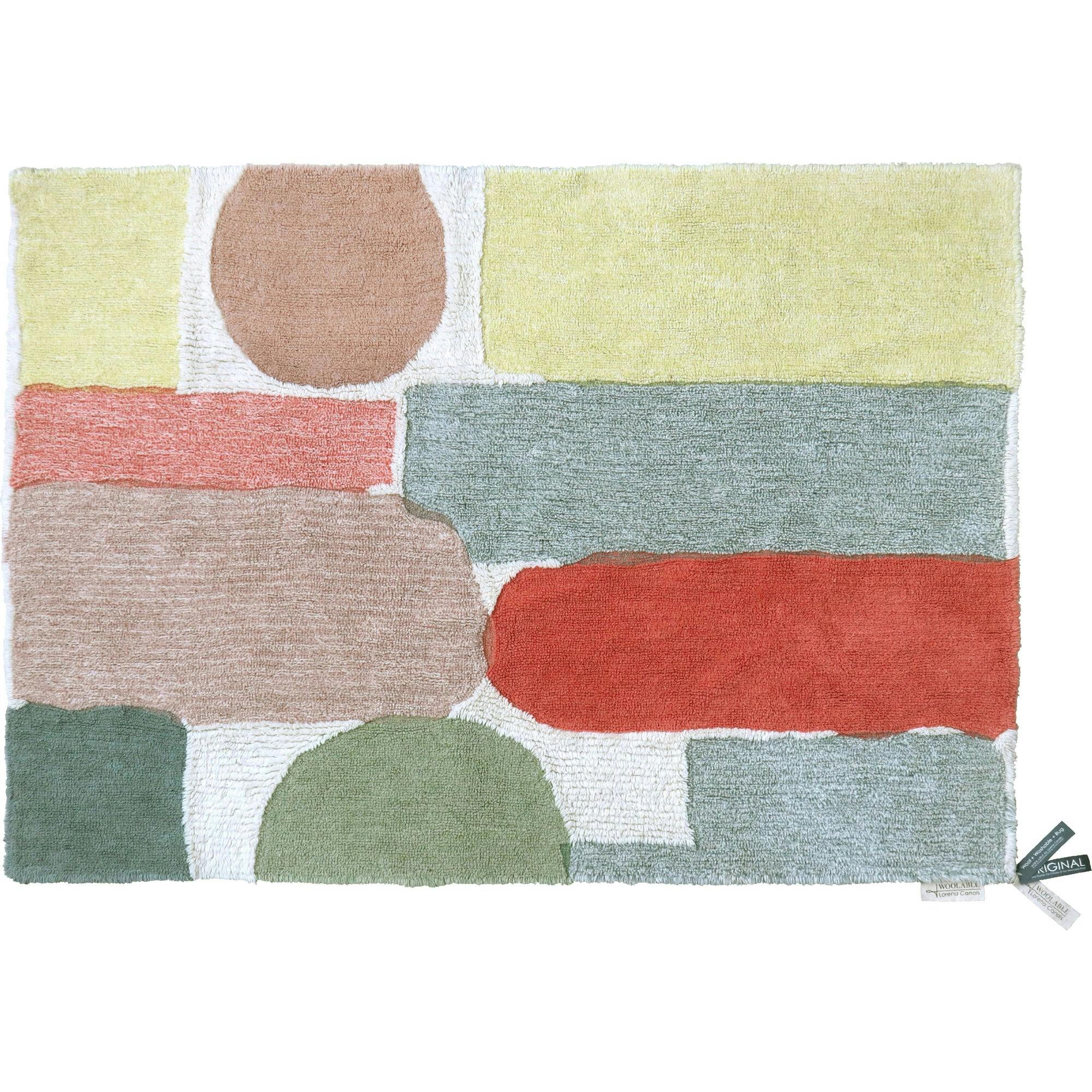 Abstract Woolable Rug