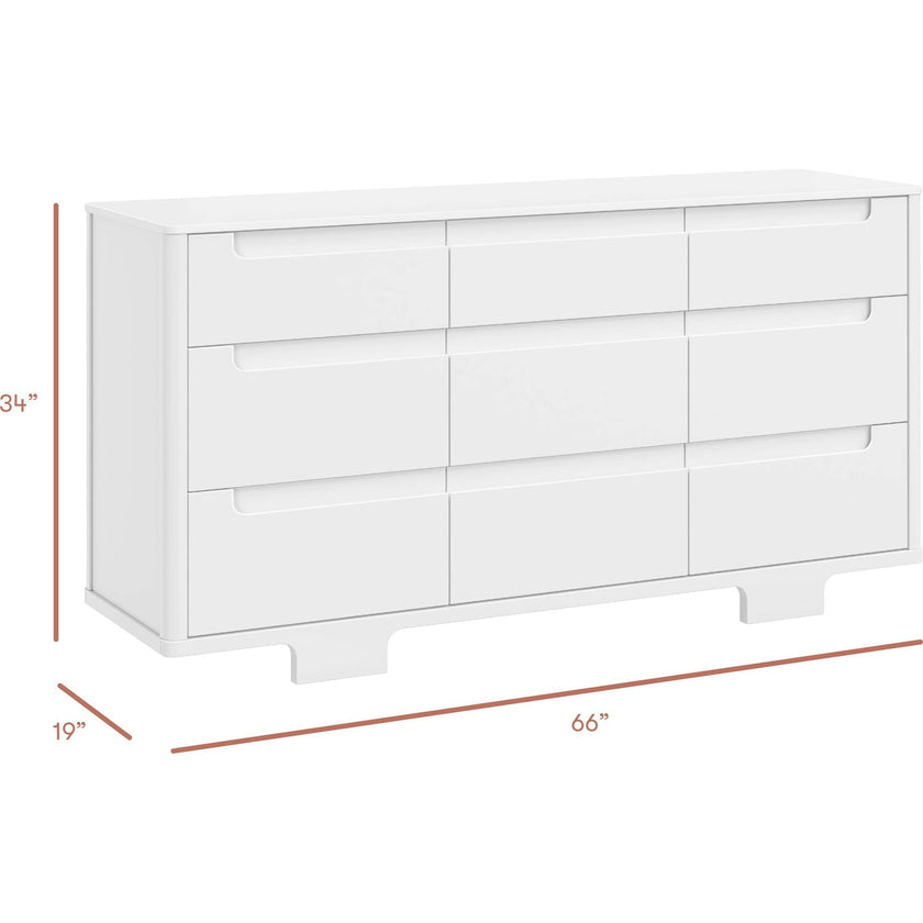 Yuzu 9-Drawer Assembled Dresser