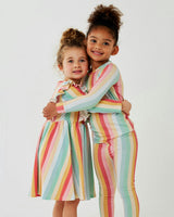 Organic Ruffle LS Dress