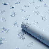Good Dogs Everywhere Woven Wallpaper