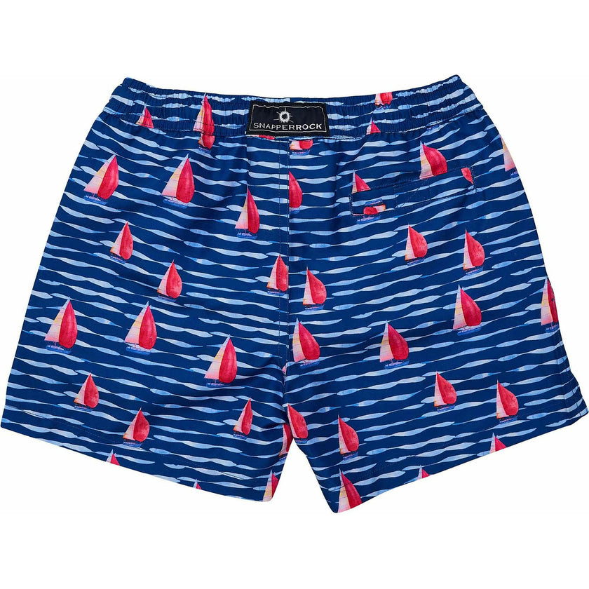 Sustainable Comfort Lined Drawstring Swim Short