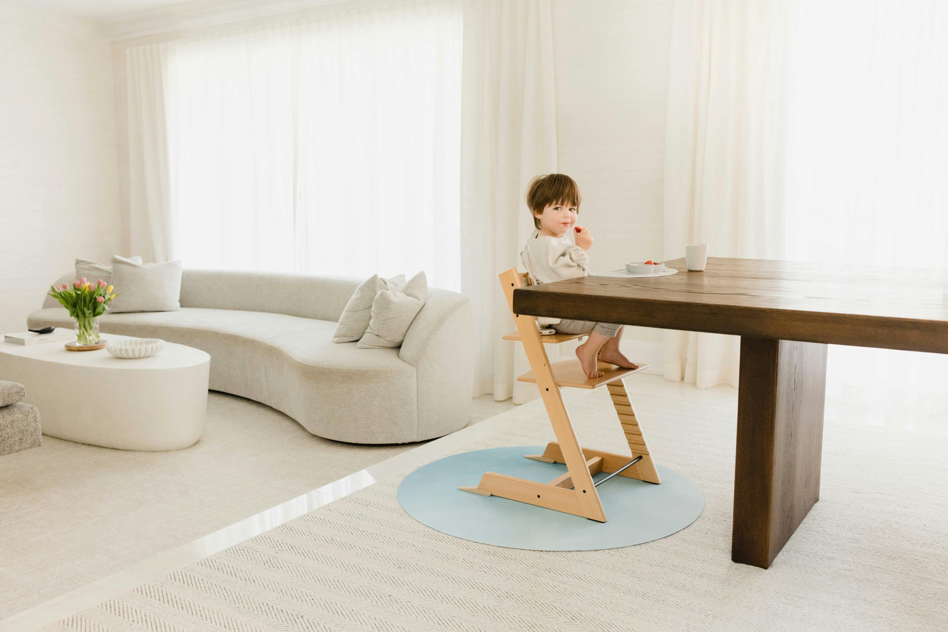 Catch All Mat for Mealtime & Playtime Mess
