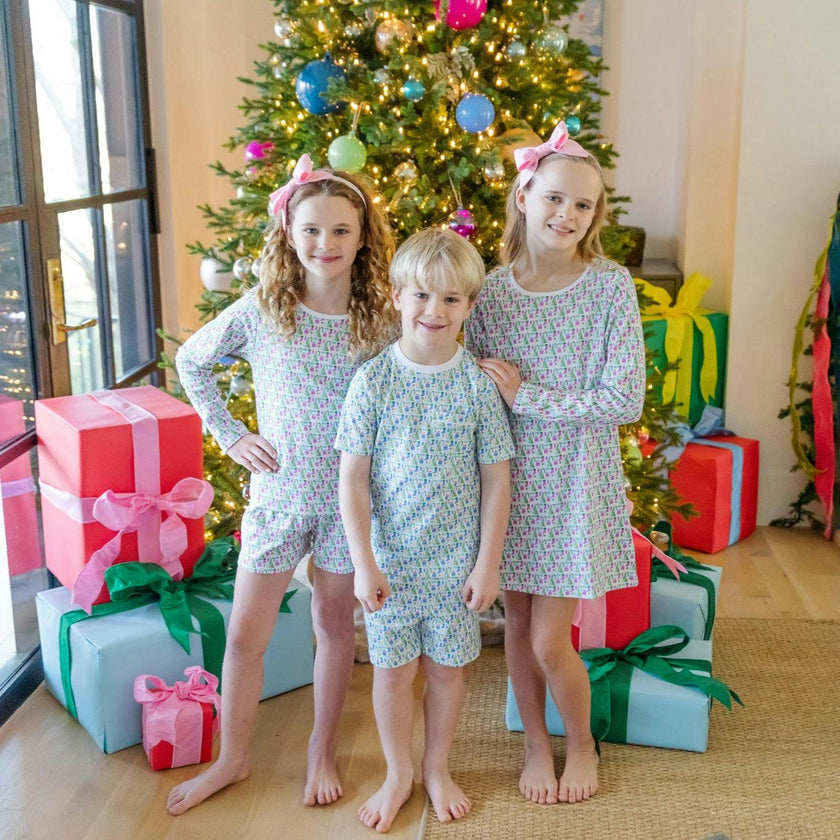 Berkeley Girls' Shirt Dress Mod Holiday Pink