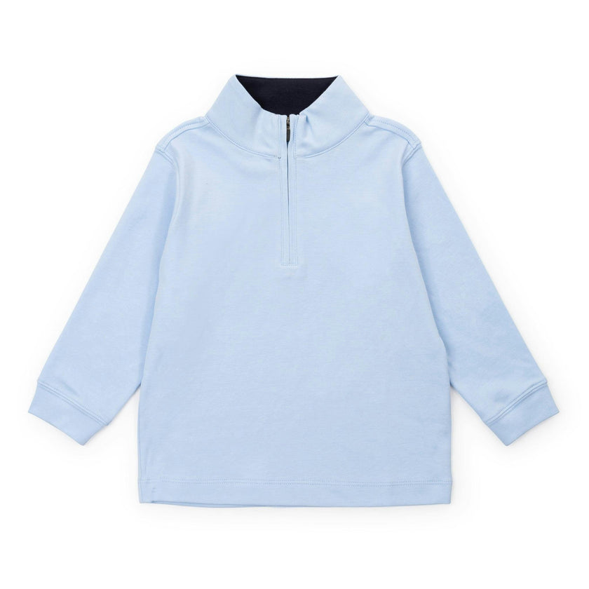 Spencer Quarter Zip Pullover Light Blue